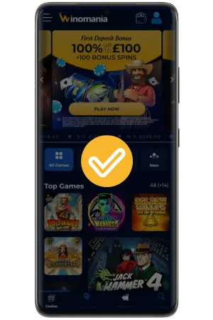 Winomania registration completion confirmation screen successfully registered